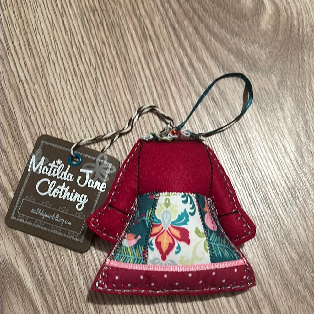 Matilda Jane Red and Multicolor Ornament